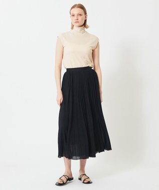 BEIGE， THISTLE / プリーツスカート Black