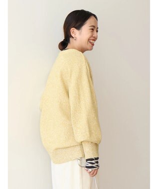 AMERICAN HOLIC ＭＩＸＶネックニットカーディガン Mustard