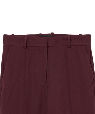 JOSEPH ギャバジンストレッチ　フィットフレアートラウザーズ Merlot