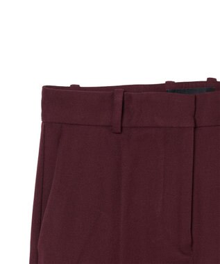 JOSEPH ギャバジンストレッチ　フィットフレアートラウザーズ Merlot