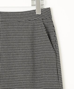 J.PRESS LADIES S 【洗える】ジャカード フレアー スカート ブラック系5