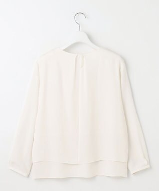 J.PRESS LADIES プルエラツイル レイヤード カットソー ライトベージュ系