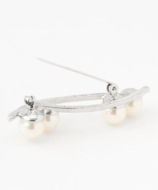 自由区 リーフパール ブローチ シルバー