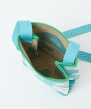 WEGO 総柄スマホショルダーポーチ ブルー