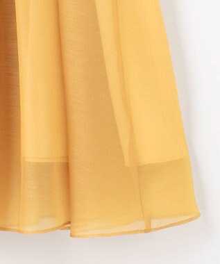 23区 【APPLAUDIR】グロッシーオーガンザ ドレス イエロー系