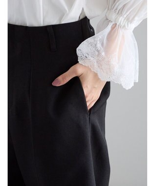 Te chichi フロントタックハーフパンツ《2025Autumn catalog vol.2 item》 ブラック