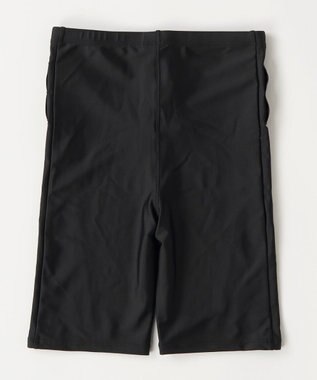 OP／FILA タンキニフルジップフィットネス水着 ブラック×ターコイズ