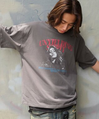 【ユニセックス着用ITEM/SMLサイズ展開】ヴィンテージライクグラフィックT（SS）