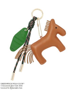 Green Parks GREENWICH POLO CLUB(TM)チャーム Brown