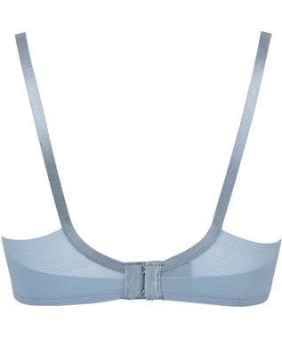 Wing ノンワイヤーブラジャー 【シンクロブラ】 動いてもズレにくい やさしくボリュームメイク MB4017 ウイング／ワコール グレイッシュブルー