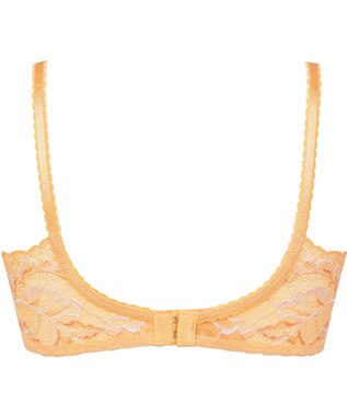 Wing ブラジャー 背中の段差をスムージング バストの脇流れをブロック 脇高設計(バック) 【後ろ姿きれいブラ】 ブラ KB2718 ウイング／ワコール オレンジ