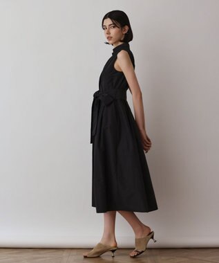 GRACE CONTINENTAL トリアセコットンワンピース ブラック