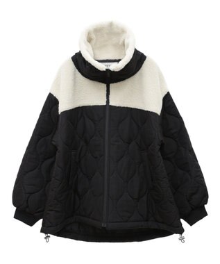 CRAFT STANDARD BOUTIQUE ボアキルト切替ブルゾン Black