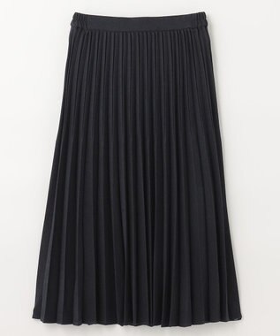 ANY 【14色展開/洗える】ウーリッシュ プリーツスカート ネイビー