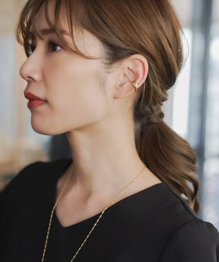 Tiaclasse ツイストイヤーカフ ゴールド