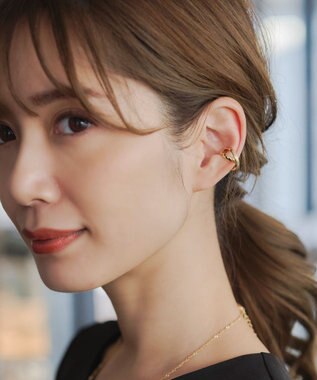 Tiaclasse ツイストイヤーカフ ゴールド