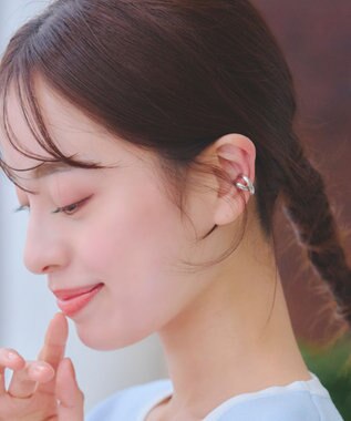 Tiaclasse ツイストイヤーカフ シルバー