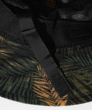 JOSEPH ABBOUD MOUNTAIN 【折り畳み可】ジャングルリーフプリント ポケッタブルバケット ハット ダークグリーン系6