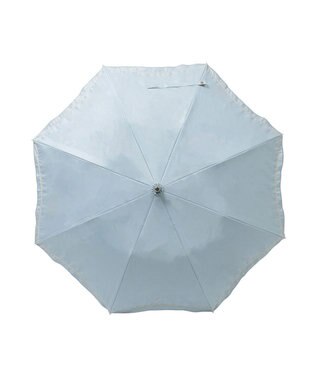 MOONBAT 【軽量/一級遮光】FURLA 晴雨兼用日傘 降りたたみ日傘 ジッパー刺繍 ／遮光 遮熱 UV サックスブルー