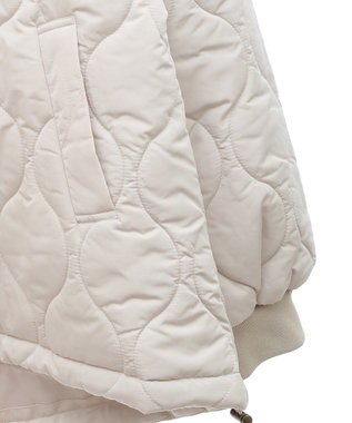 CRAFT STANDARD BOUTIQUE ボアキルト切替ブルゾン Ivory