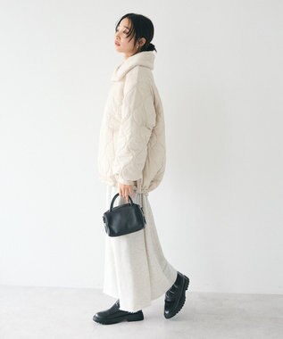 CRAFT STANDARD BOUTIQUE ボアキルト切替ブルゾン Ivory