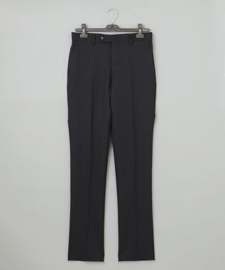 GOTAIRIKU 【御幸毛織】ドライスピナーツイルストレッチスーツ_ブラックストライプ ブラック系1