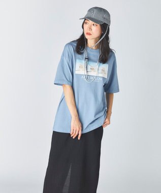 OP／FILA 【Ocean Pacific】フォトプリントTシャツ