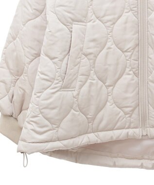 CRAFT STANDARD BOUTIQUE ボアキルト切替ブルゾン Ivory