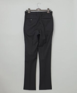 GOTAIRIKU 【御幸毛織】ドライスピナーツイルストレッチスーツ_ブラックストライプ ブラック系1