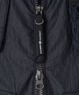 JOSEPH ABBOUD MOUNTAIN リップルサッカー ネイビー系