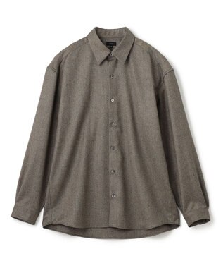 WOOL CASHMERE TWILL SHIRT