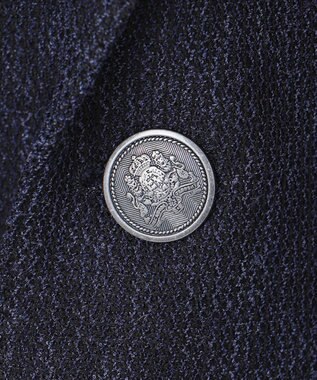 JOSEPH ABBOUD 【JAPAN FABRIC】 軽量 ラッセルブレザー ネイビー系