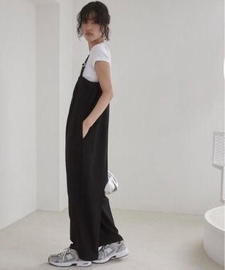 WEGO 【ANGIE VINTAGE】ベアオールインワン ブラック