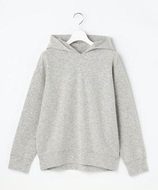 自由区 L ウールブークレ フーディー グレー