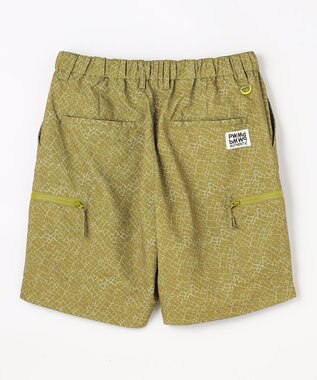 PW CIRCULUS 【MEN】ドライタッチ エレファント総柄プリントショートパンツ ゴルフ カーキ系5