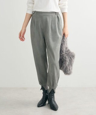 Green Parks ・ｆｕｒｒｙｒａｔｅポンチスエードジョガーパンツ Green