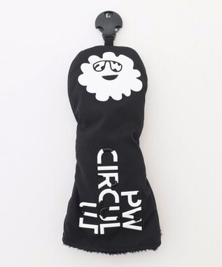 PW CIRCULUS 【UNISEX】軽量で丈夫  ポリエステルヘッドカバー ゴルフ ブラック系