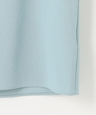 J.PRESS LADIES 【洗える】トリコットバイオ シャーリング カットソー ブルーグリーン系