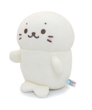 Mother garden しろたん あみぐるみ お座り マスコット 《しろたん/らっこいぬ》 単品 しろたん