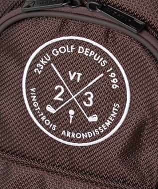 23区GOLF 【UNISEX】 ドビークロス キャディバッグ ダークブラウン系