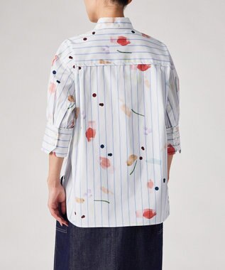 Paul Smith Mark Making プリント ブラウス オフホワイト