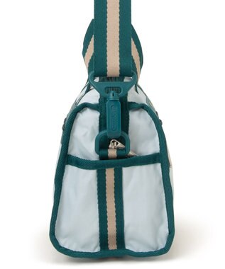 LeSportsac MINI DUFFEL CROSSBODY/スペクテイタークリアスカイ/ティール スペクテイタークリアスカイ/ティール