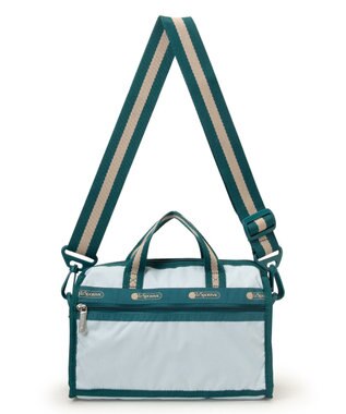 LeSportsac MINI DUFFEL CROSSBODY/スペクテイタークリアスカイ/ティール スペクテイタークリアスカイ/ティール