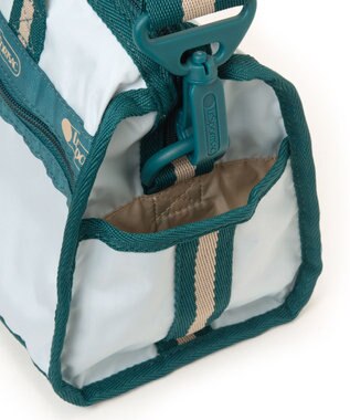 LeSportsac MINI DUFFEL CROSSBODY/スペクテイタークリアスカイ/ティール スペクテイタークリアスカイ/ティール