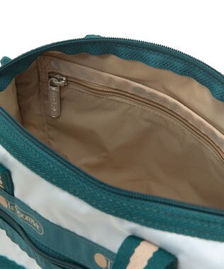 LeSportsac MINI DUFFEL CROSSBODY/スペクテイタークリアスカイ/ティール スペクテイタークリアスカイ/ティール