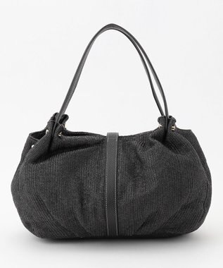 LA BAGAGERIE かごバッグ風 2wayサマートート ブラック