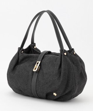 LA BAGAGERIE かごバッグ風 2wayサマートート ブラック