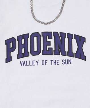 WEGO 【２点SET】アクセ付きグラフィックプリントT（LS） ホワイト