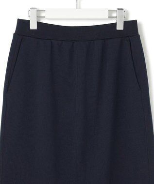 23区 L 【一部店舗限定/洗える】クリアコットンテリーセットアップ スカート ネイビー系