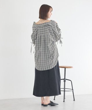 earth music&ecology ダブルジップデニムキャミワンピース Black